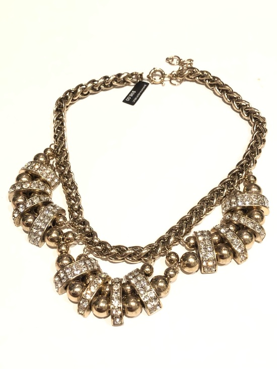Banana Republic Jewelry - BANANA REPUBLIC | NWT | Sparkling Gold & Crystal Statement Necklace | $98